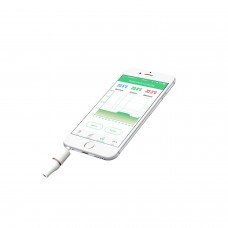 iPhone 5/5S/6/6S/6Plus/6Splus, iPad Air/Mini/3/4 - White iPhone iPad Didicer Unique Smart Ear Thermometer Flexible Intelligent Baby Thermometer Reader